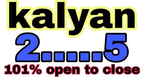 kalyan open matka satka|kalyan satka matka open close.